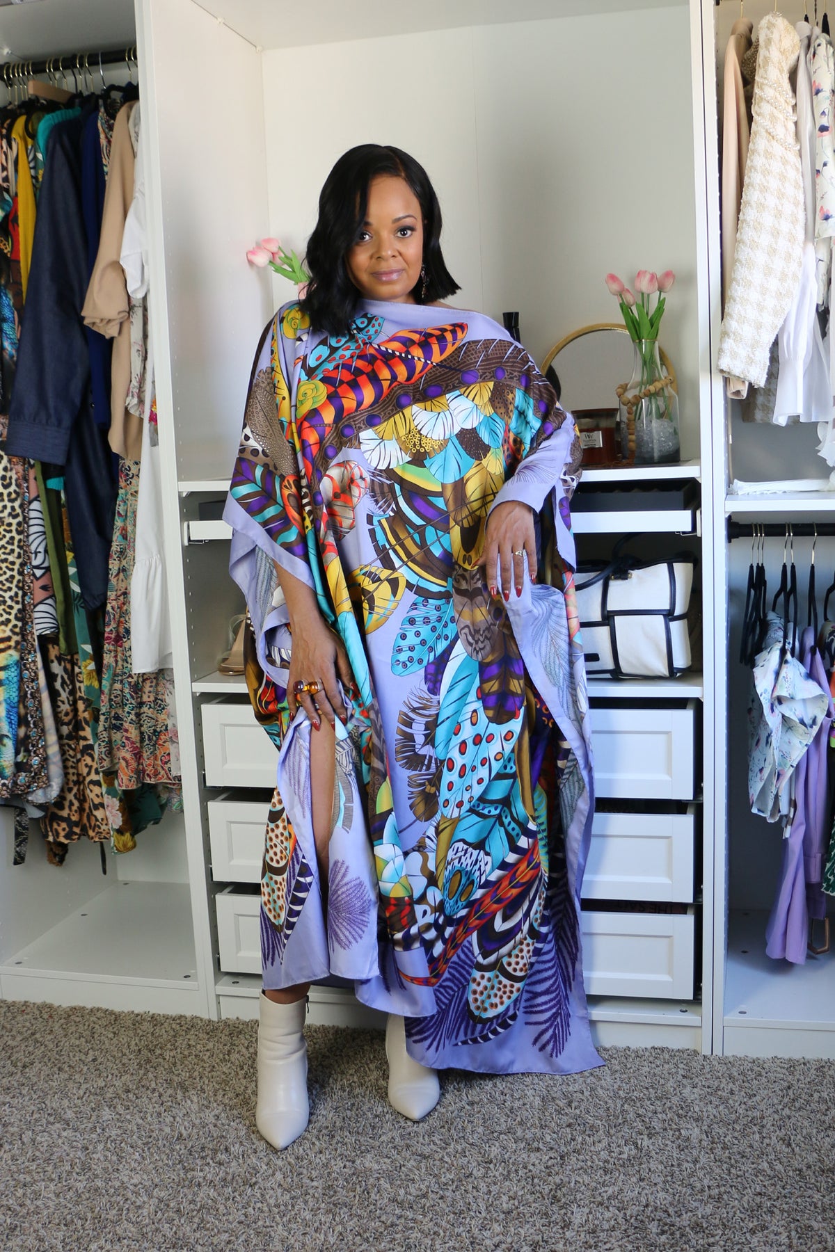 Purple Reign Kaftan Dress