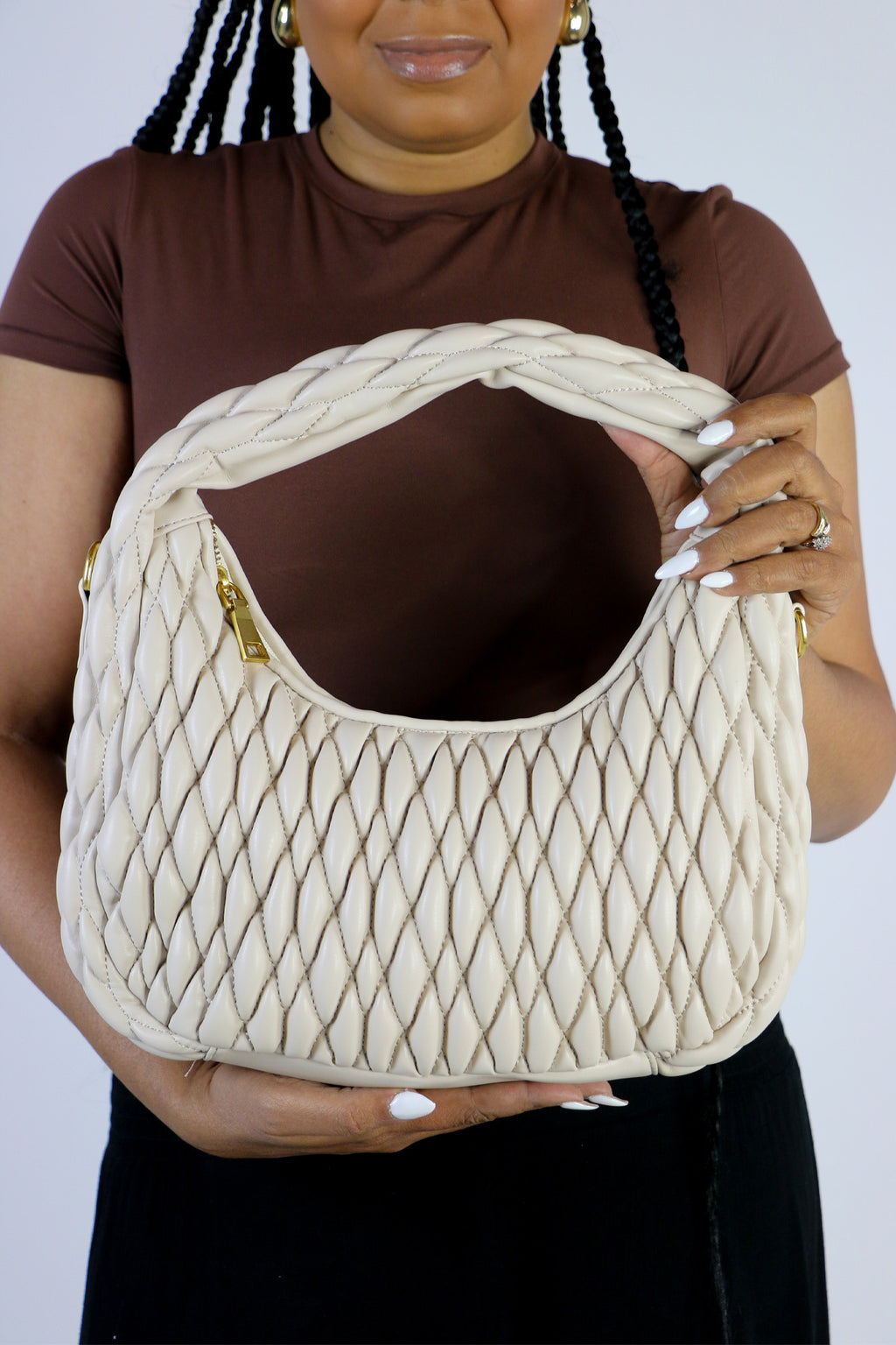 Sophia Shoulder Bag | Cream