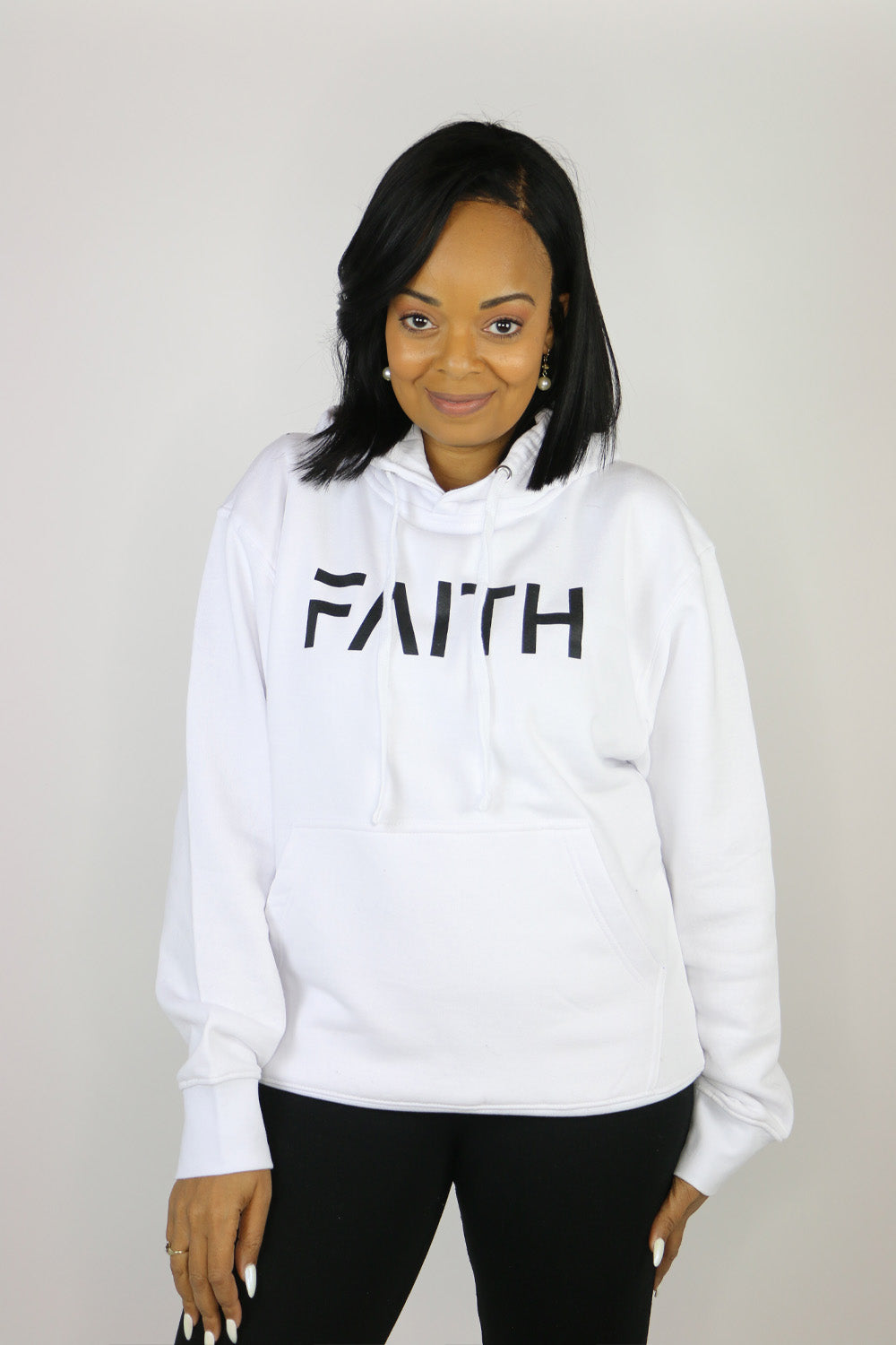 Faith Hoodie | White