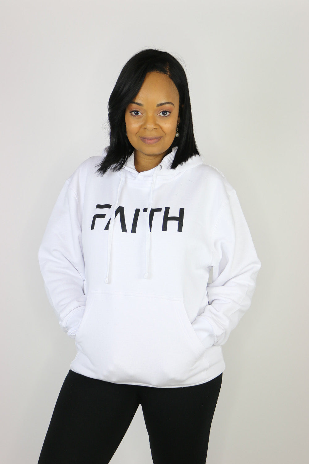 Faith Hoodie | White