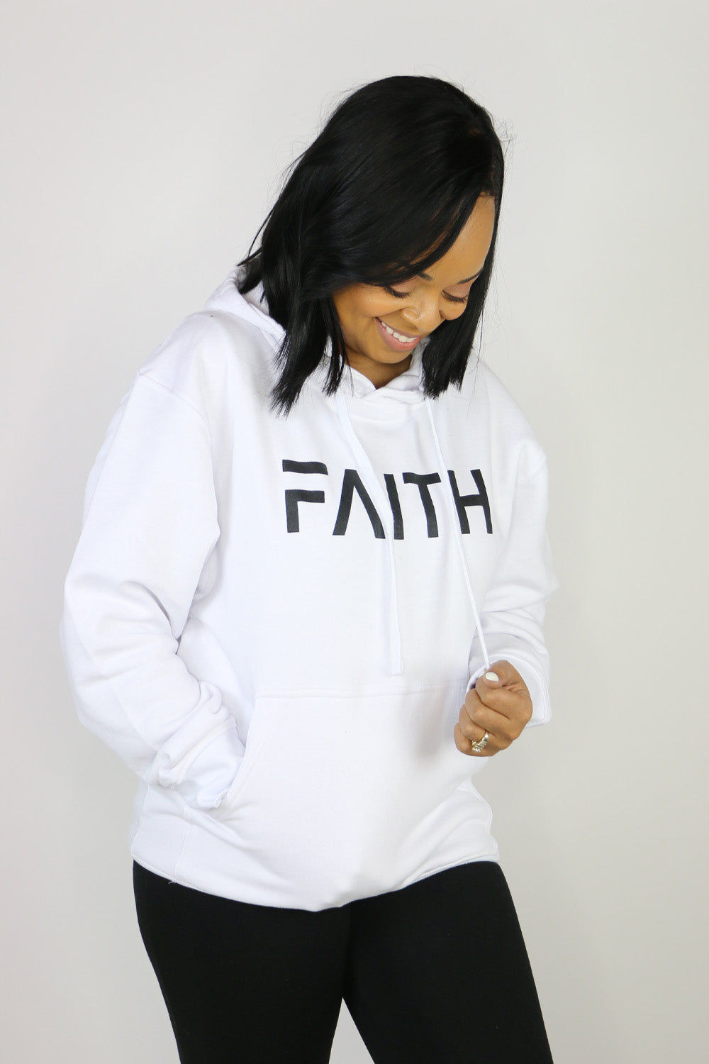 Faith Hoodie | White