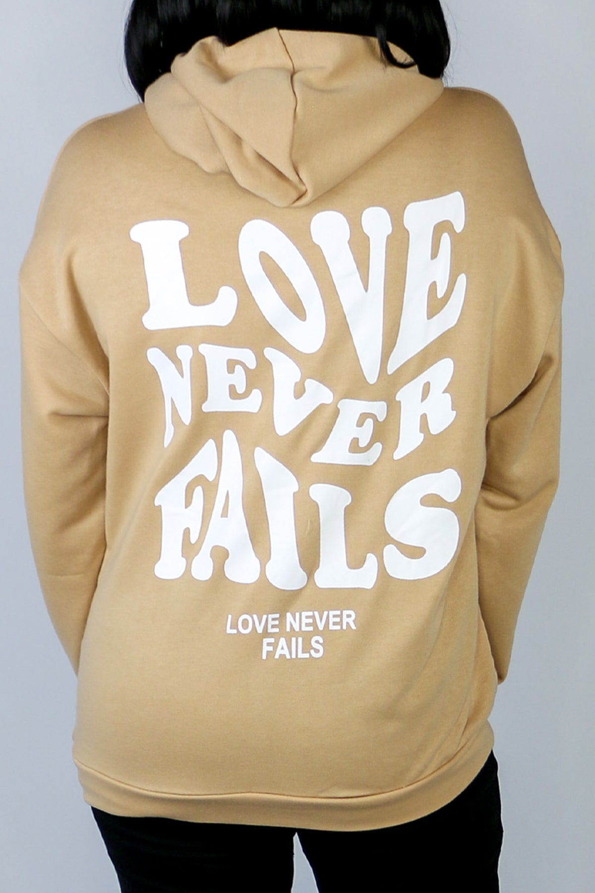 Love Never Fails | Hooded Top