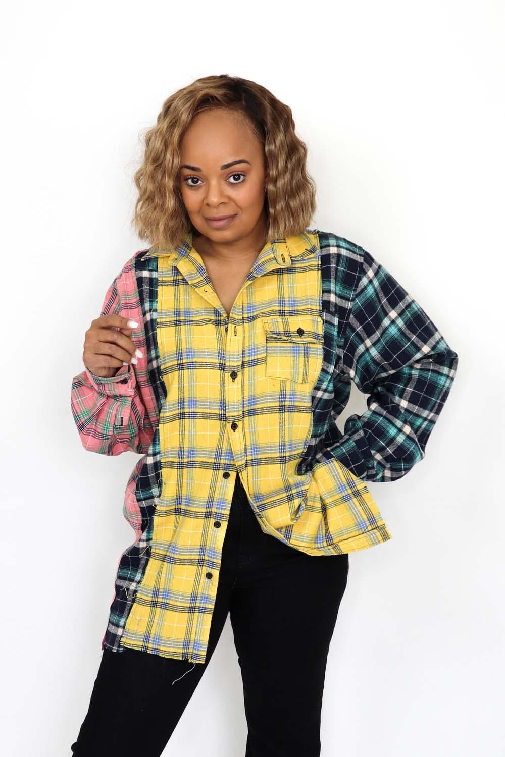 Mila Flannel Top - THE SALT SOCIETY