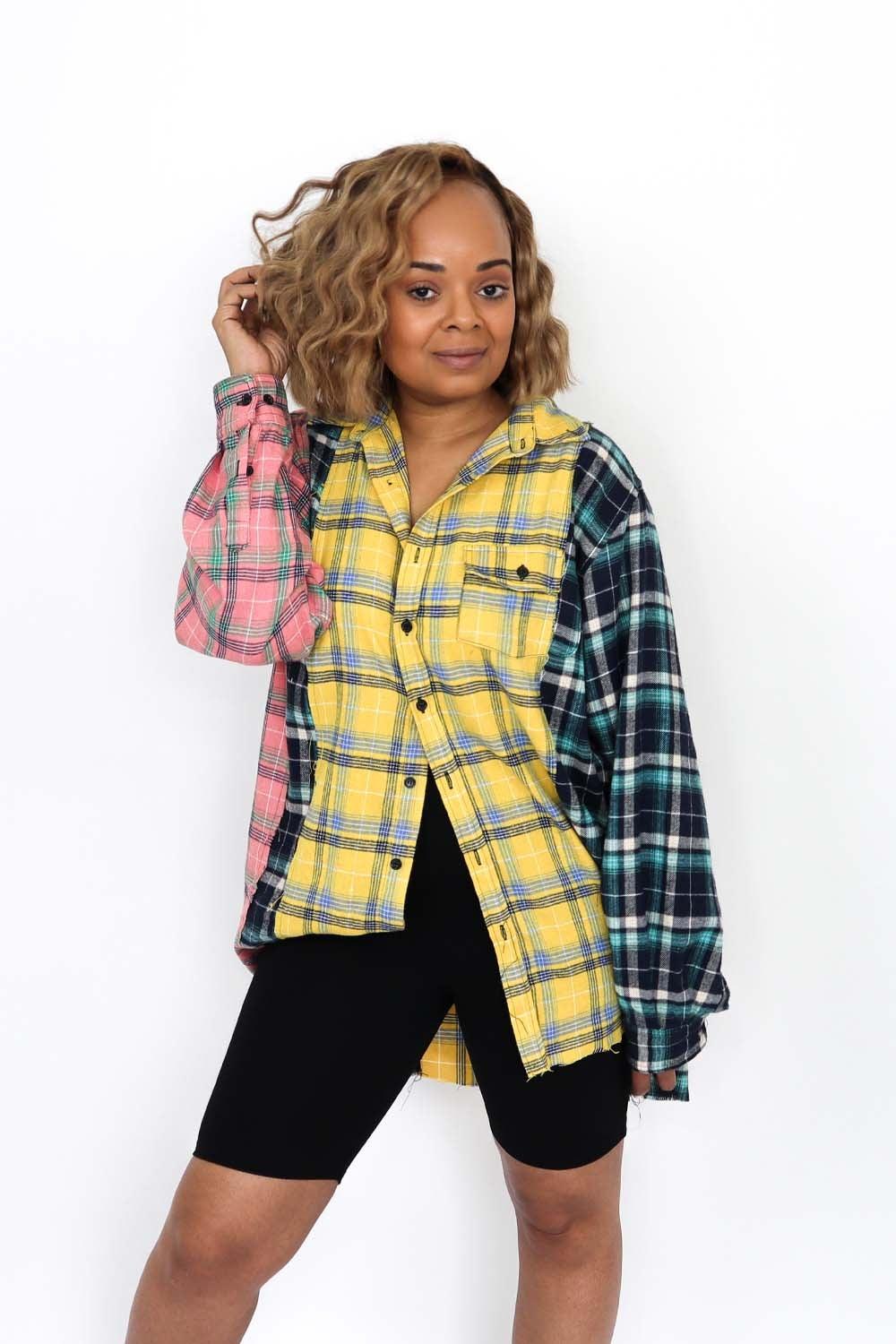 Mila Flannel Top - THE SALT SOCIETY